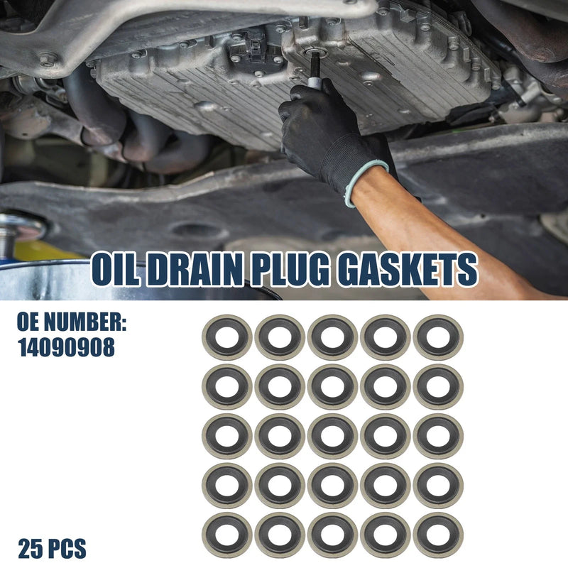 Buick Cadillac 25pcs Oil Drain Plug Gaskets 12mm 0.47in