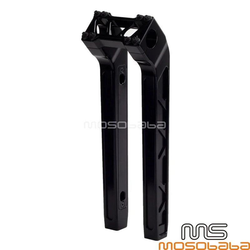 Harley FLFB FLSL 14'' Black Handlebar Pullback Riser 1-1/8'' Clamp (2018-2022)