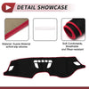 BMW X1 F48 2016-2022 Sun Protector Pad Black Red Dash Cover Mat