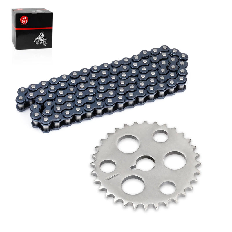 Yamaha Wolverine 350 YFM350 2 x Cam Sprocket + 90 Link Chain (1995–2005)