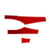 Hyundai Veloster Carbon Fiber Red Interior Door Panel Cover Trim (2019-2023)