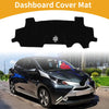 Toyota Aygo Dashboard Cover Mat Carpet Black (2005–2014)