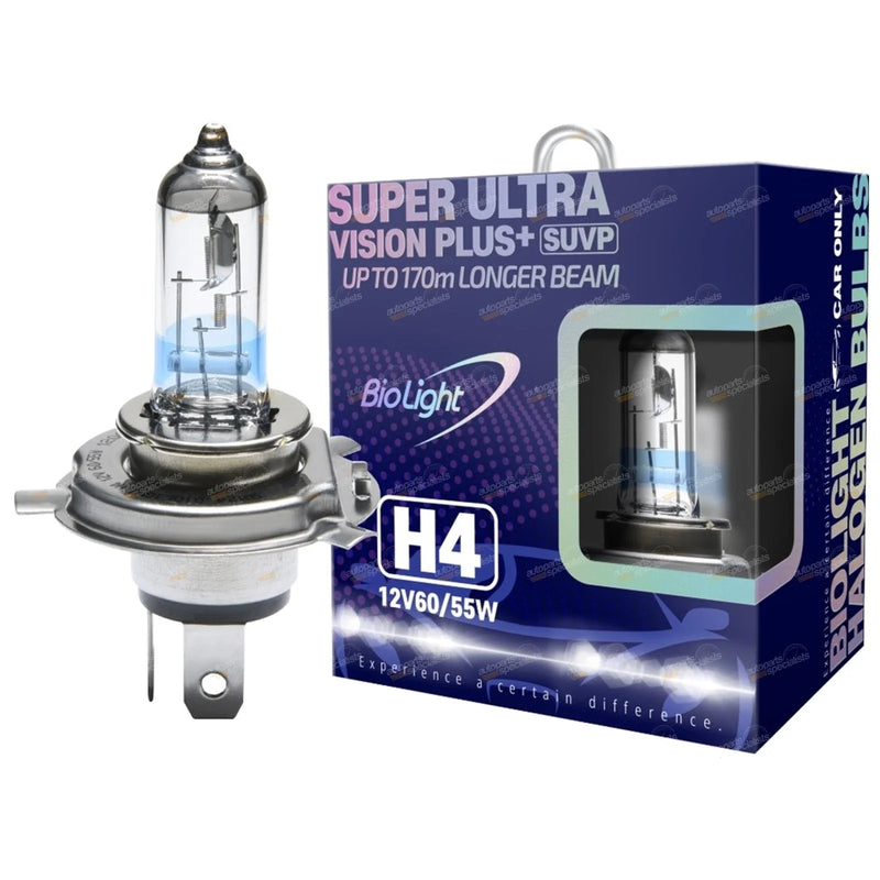 Lamps Rectangle Headlight Upgrade Kit H4 Conversion High Watt Style Light