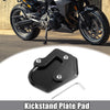 BMW Extender Foot Side Stand Plate Black Kickstand Pad