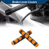 MakeModel 3/8 10mm Brake Lever Cover Grip Sleeve Orange 1x (YYYY–YYYY)