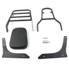 Yamaha XVS1300A V Star 1300 Black Backrest Sissy Luggage Rack (2007-2017)