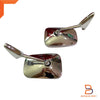 Peugeot 504 Chrome Fender Door Wing Side Mirrors (1968-1983)