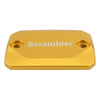 Ducati Scrambler 1100 Gold Brake Clutch Reservoir Cover Oil Pump Cap