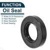 Oil Seal 5 x Rotary Shaft Seal NBR Rubber 35x62x12mm Black