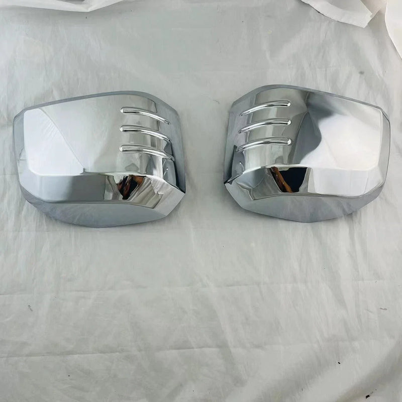 Toyota Hiace Chrome ABS 2 x Rearview Mirror Side Lid Cover Trim (2019-2024)