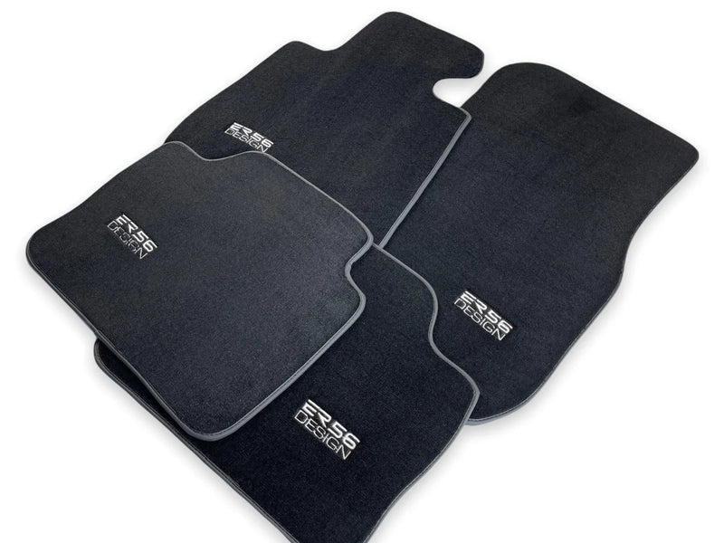 BMW X5 Series E53 E53LCI Black LHD Clips Floor Mats (2000-2006)