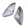 Honda 10th Civic L+R Gloss Black Rearview Side Mirror Cover Caps (2016-2021)