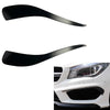 Mercedes Benz W117 CLA250 CLA45 2 x Matte Front Bumper Spoilers (2013-2015)