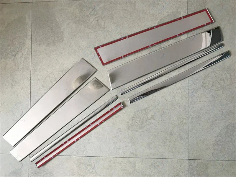 Toyota Highlander 8X Stainless Steel Chrome Door Pillar Post Cover (2008–2013)