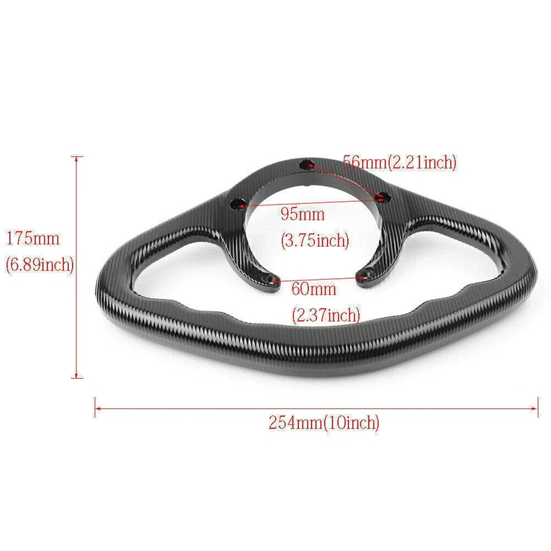 Kawasaki Ninja ZX-14R Red Passenger Gas Tank Grab Handle (2006-2012)