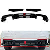 BMW 3-Series F30 F31 F35 M-Sport 3PCS Rear Bumper Splitter Spoiler Lip (12-19)
