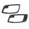Charger 4pcs Carbon Fiber Interior Door Handle Bowl Covers (2011-2023)