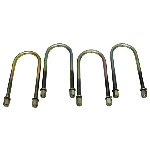 Toyota Landcruiser 45 47 & 75 Series Leaf Spring 4 Rear U-Bolts Kit