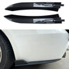 BMW F30 M Sport 2 x Carbon Fiber Look Rear Bumper Side Splitters (2013-2019)