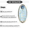 Nissan Altima Maxima Infiniti TPU Blue 5 x Button Smart Key Fob Cover