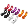 Motorcycle - Purple 10mm Thread 7/8" Rearview Mirror Mount Clamp