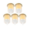 Universal Motorcycle 5 Pcs 3/8" Inline Gas Fuel Filter (No Year)