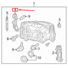 Land Rover Discovery 4 Headlight Support Retainer Bracket (2010-2016)