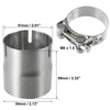 Motorcycle 51-54mm 2.0-2.1in M6 Exhaust Pipe Adapter Reducer Muffler