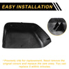 Ford F-250 F-350 F-450 Rearview Mirror Cover Cap 2 x Black Carbon Fiber