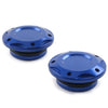 Yamaha YZF-R3 MT-03 R25 MT25 Blue Frame Hole Caps Plug Cover (2015-2023)