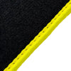 BMW 5 Series M5 E34 with Yellow Trim Black Floor Mats (1989-1995)