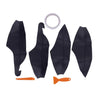 Toyota Corolla Leather Door Panels Armrest Covers Black (2020-2022)