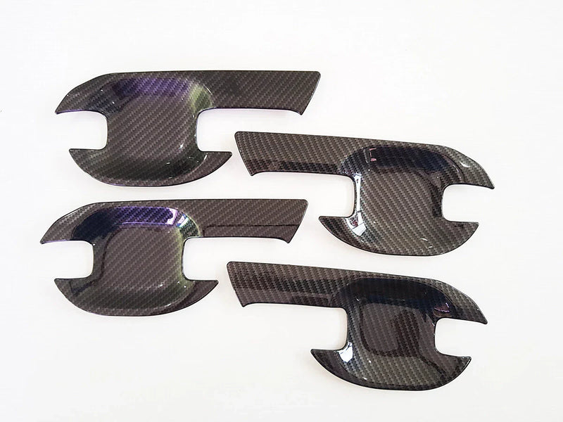 Isuzu D-Max Fiber Carbon 4 Door Handle Cover Insert Trim (2020-2021)