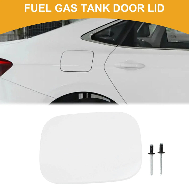 Toyota RAV4 (2006-2012) White Metal Fuel Tank Door Cap