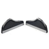 Harley Touring (1993-2023) Black & White Aluminum Rear Passenger Floorboards