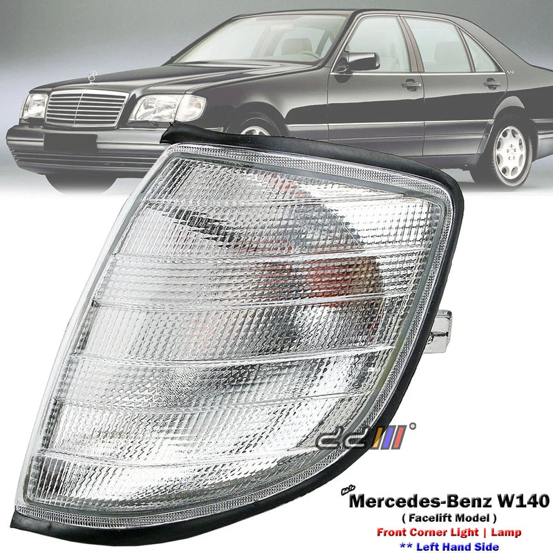 Mercedes-Benz W140 S280 S320 Clear Corner Light (1993-1998)