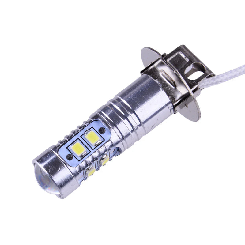 Car H3 White Fog Driving Light Bulbs (6000K)