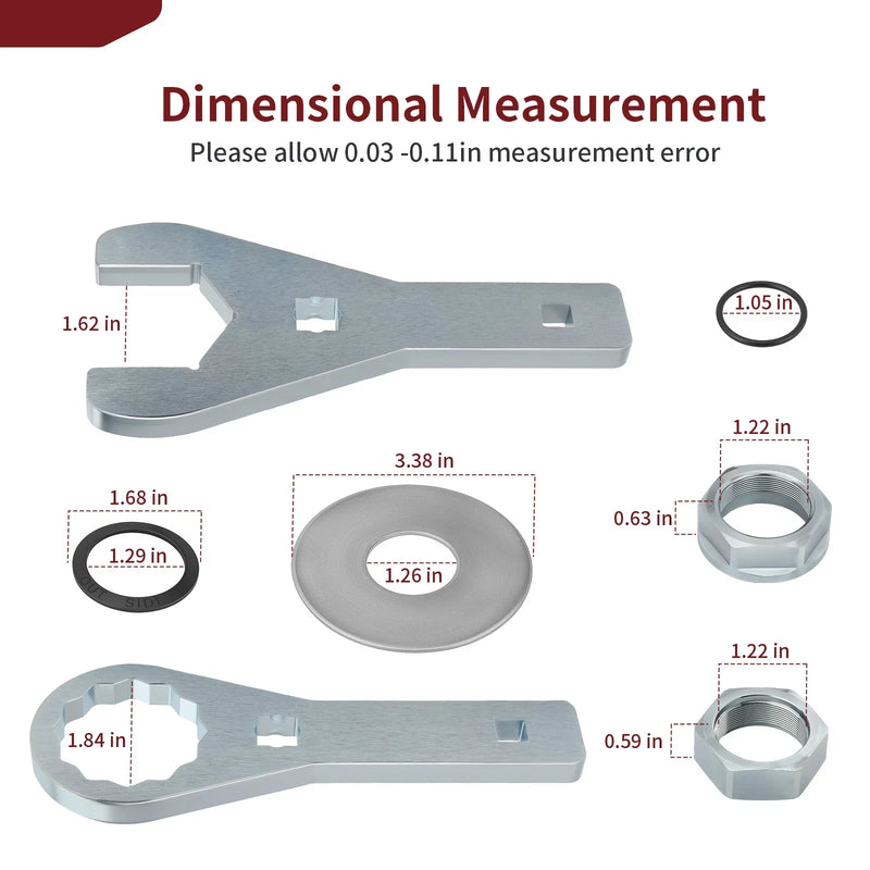 Honda FourTrax 41mm Rear Axle Nut Wrench & Washer Seal (1985–2004)