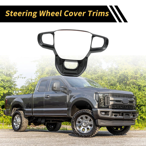 Ford Ranger Carbon Fiber Steering Wheel Cover Trim (2023-2024)