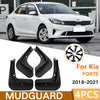 4PCS / Mudguards Mud Flaps Covers / Kia Forte (2018–2021)