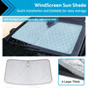 Toyota Hilux (2015-2024) UV Protection 6 Layer Thick WindScreen Sun Shade