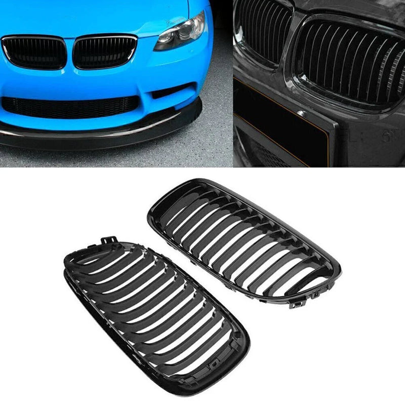 BMW E90 3-Series E91 LCI 2008-2011 Black Upper Bumper Mesh Grille