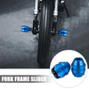 Motorcycle Front Frame Sliders Blue 1 Pair Anti Drop Fork Frame Slider