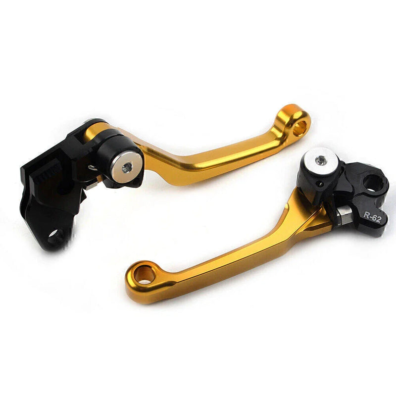 Suzuki RM125 RM250 RM85 Gold Pivot Brake Clutch Levers