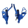 YAMAHA FZ-07 MT-07 (2013-2017) Blue Footrests Pegs Rearset Adjust