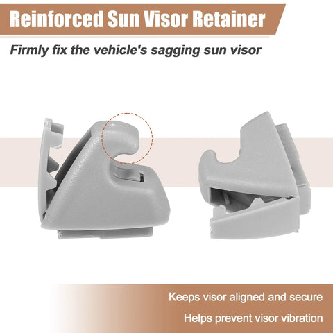 Chevrolet Cruze Sun Visor Clip Retainer Gray Plastic (2009-2019)