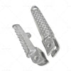 Honda CB1000R CBR600RR CBR1000RR Silver Front Foot Pegs (2008-2023)