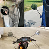 Kawasaki KLR650 KLR250 4" Rearview Round Side Mirrors (2008-2023)