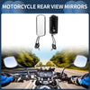 Motorcycles Handlebar Aluminum Alloy M8/M10 Rear View Mirrors