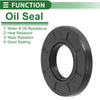 Oil Seal 30x62x8mm Black 5 Pcs Lip Seal Ring Rotary Shaft Seal NBR Rubber